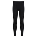 Black - Front - Mountain Warehouse Mens Merino II Thermal Bottoms