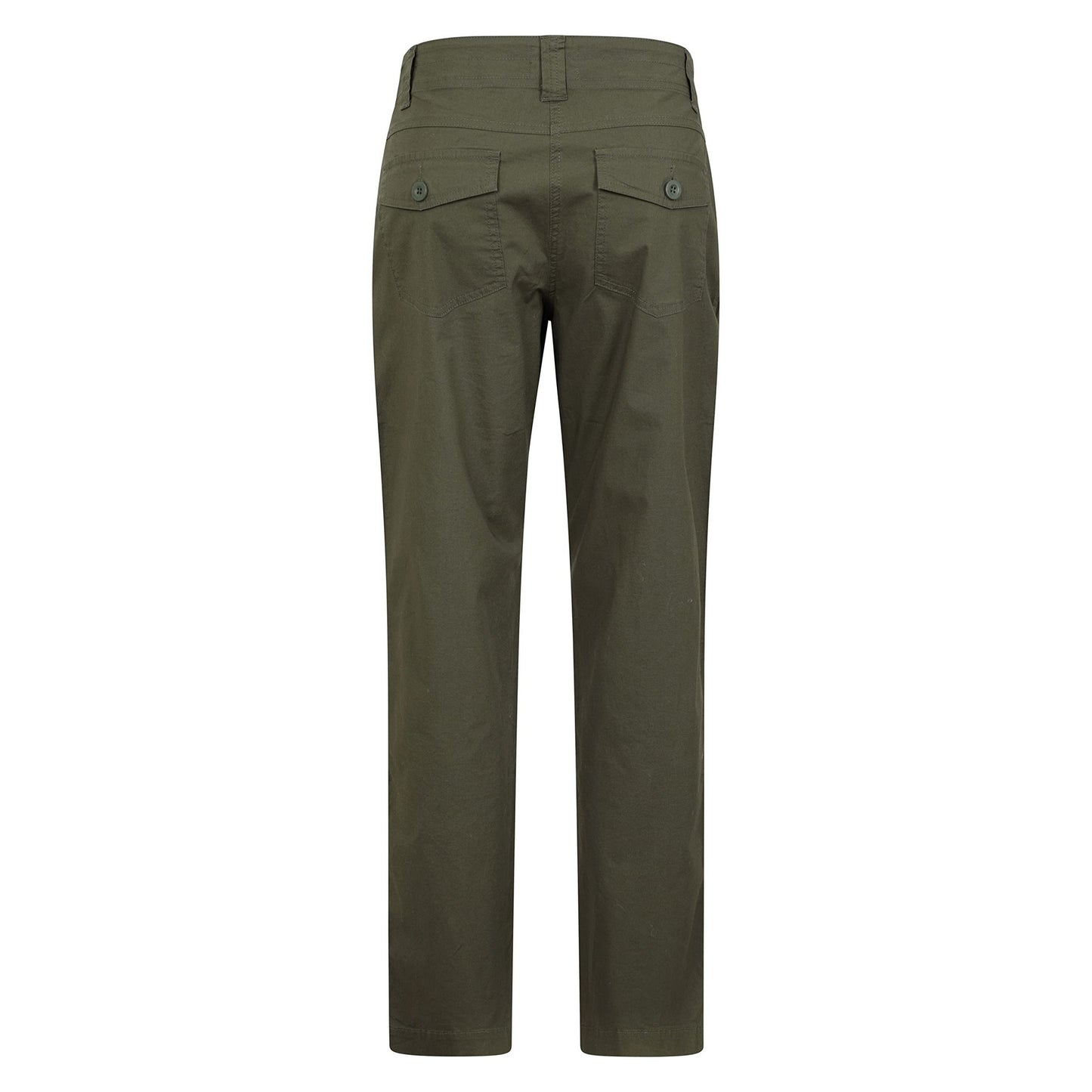 Khaki Green - Back - Mountain Warehouse Womens-Ladies Coastal Stretch Regular Trousers