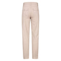 Beige - Back - Mountain Warehouse Womens-Ladies Coastal Stretch Regular Trousers