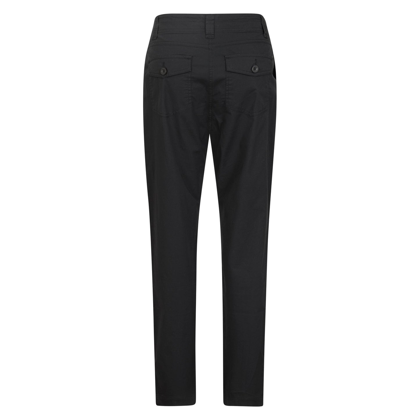 Black - Back - Mountain Warehouse Womens-Ladies Coastal Stretch Regular Trousers
