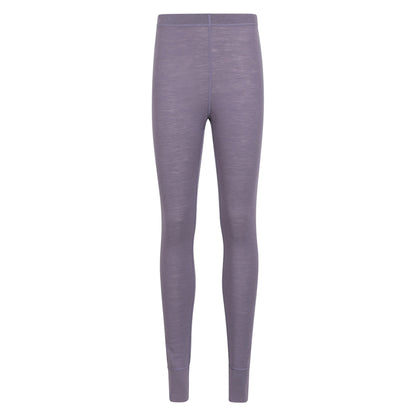 Dusky Purple - Front - Mountain Warehouse Womens-Ladies Merino II Thermal Bottoms