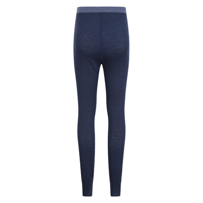 Navy - Back - Mountain Warehouse Womens-Ladies Merino II Thermal Bottoms