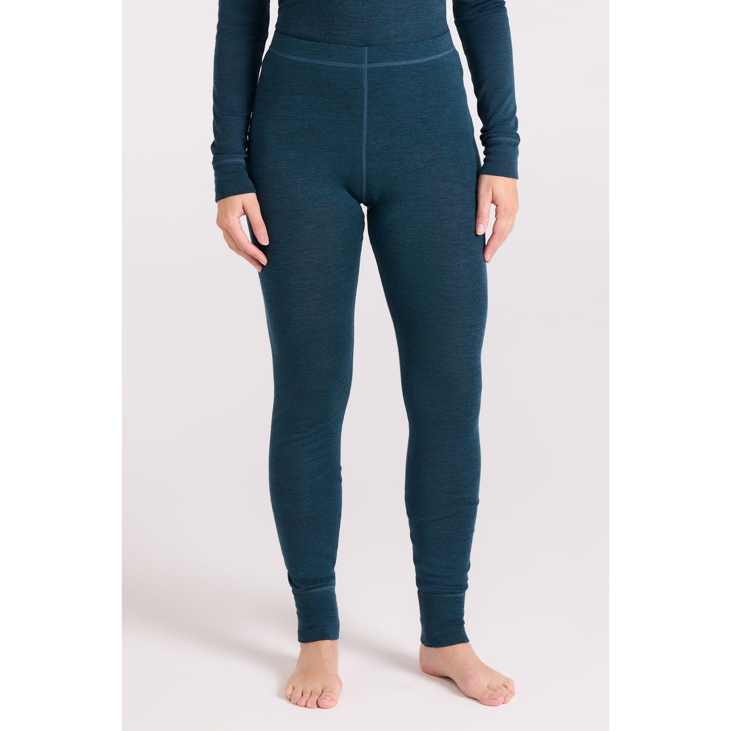 Teal - Front - Mountain Warehouse Womens-Ladies Merino II Thermal Bottoms
