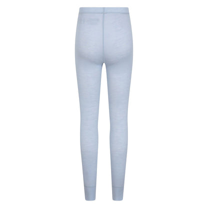 Light Blue - Side - Mountain Warehouse Womens-Ladies Merino II Thermal Bottoms