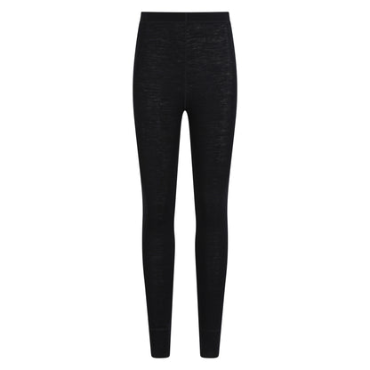 Black - Front - Mountain Warehouse Womens-Ladies Merino II Thermal Bottoms