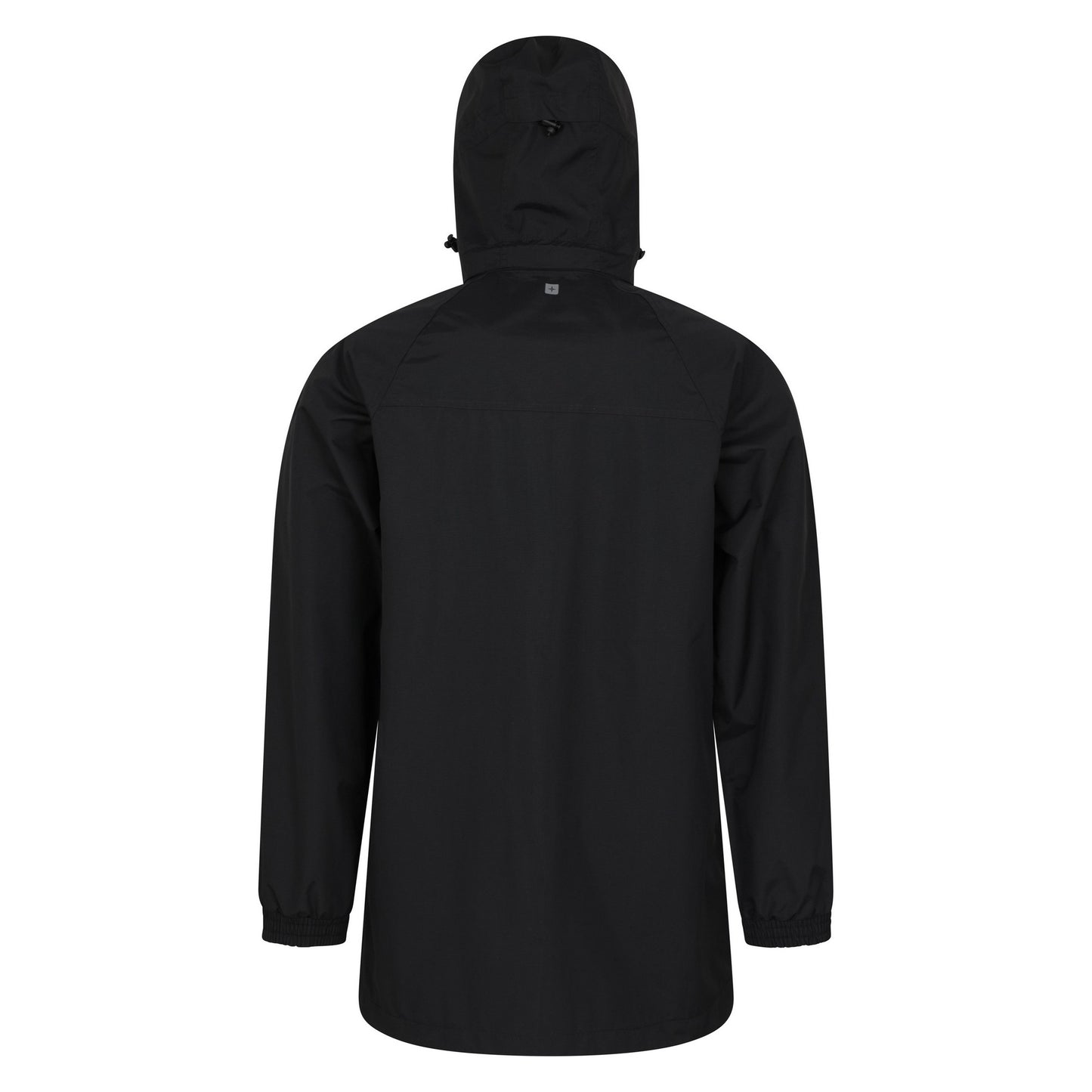 Black - Back - Mountain Warehouse Mens Glacier II Long Waterproof Jacket
