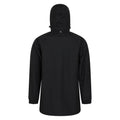 Black - Back - Mountain Warehouse Mens Glacier II Long Waterproof Jacket