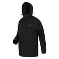 Black - Lifestyle - Mountain Warehouse Mens Glacier II Long Waterproof Jacket
