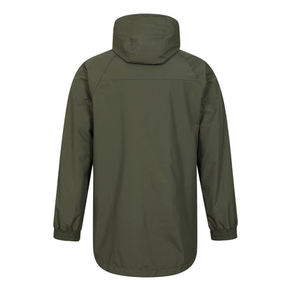 Khaki - Back - Mountain Warehouse Mens Glacier II Long Waterproof Jacket