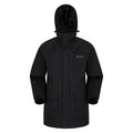 Black - Front - Mountain Warehouse Mens Glacier II Long Waterproof Jacket