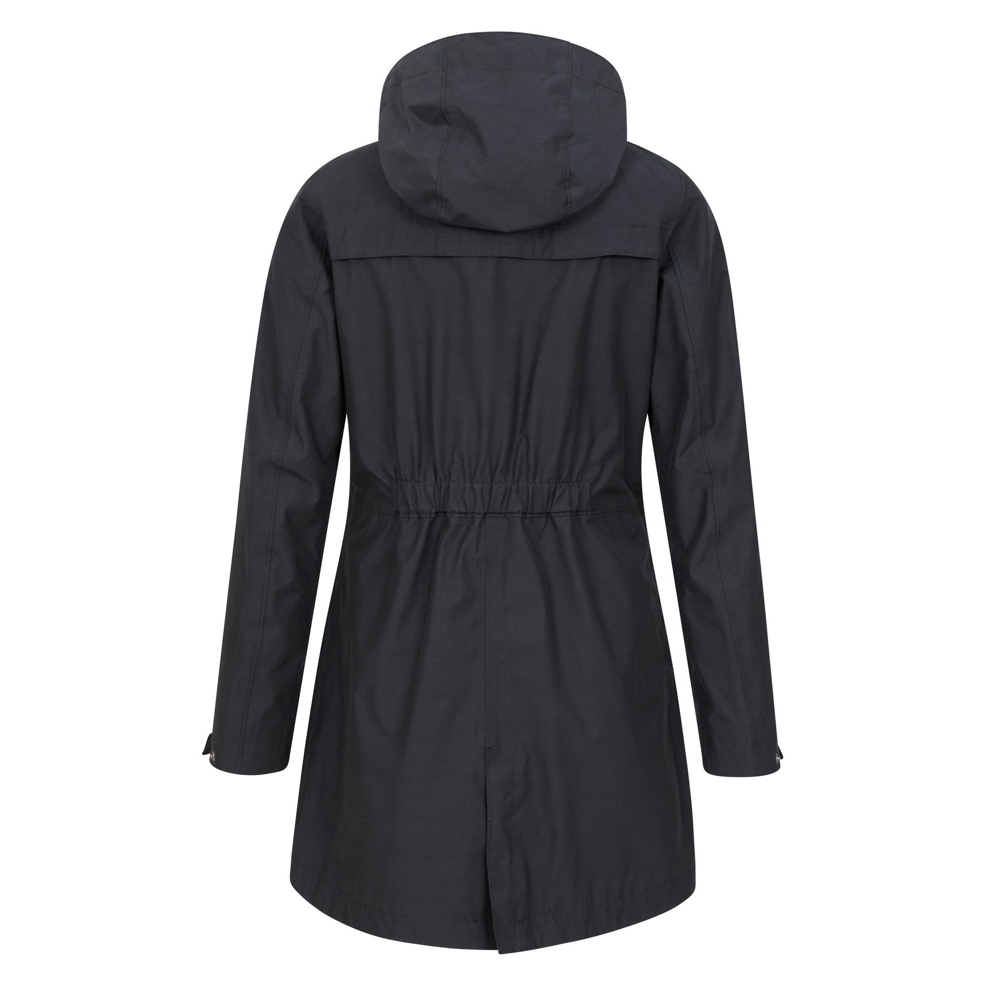 Black - Back - Mountain Warehouse Womens-Ladies Cloudburst Textured Waterproof Jacket