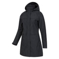 Black - Lifestyle - Mountain Warehouse Womens-Ladies Cloudburst Textured Waterproof Jacket