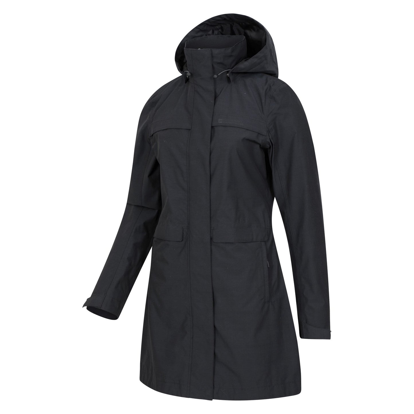 Black - Lifestyle - Mountain Warehouse Womens-Ladies Cloudburst Textured Waterproof Jacket