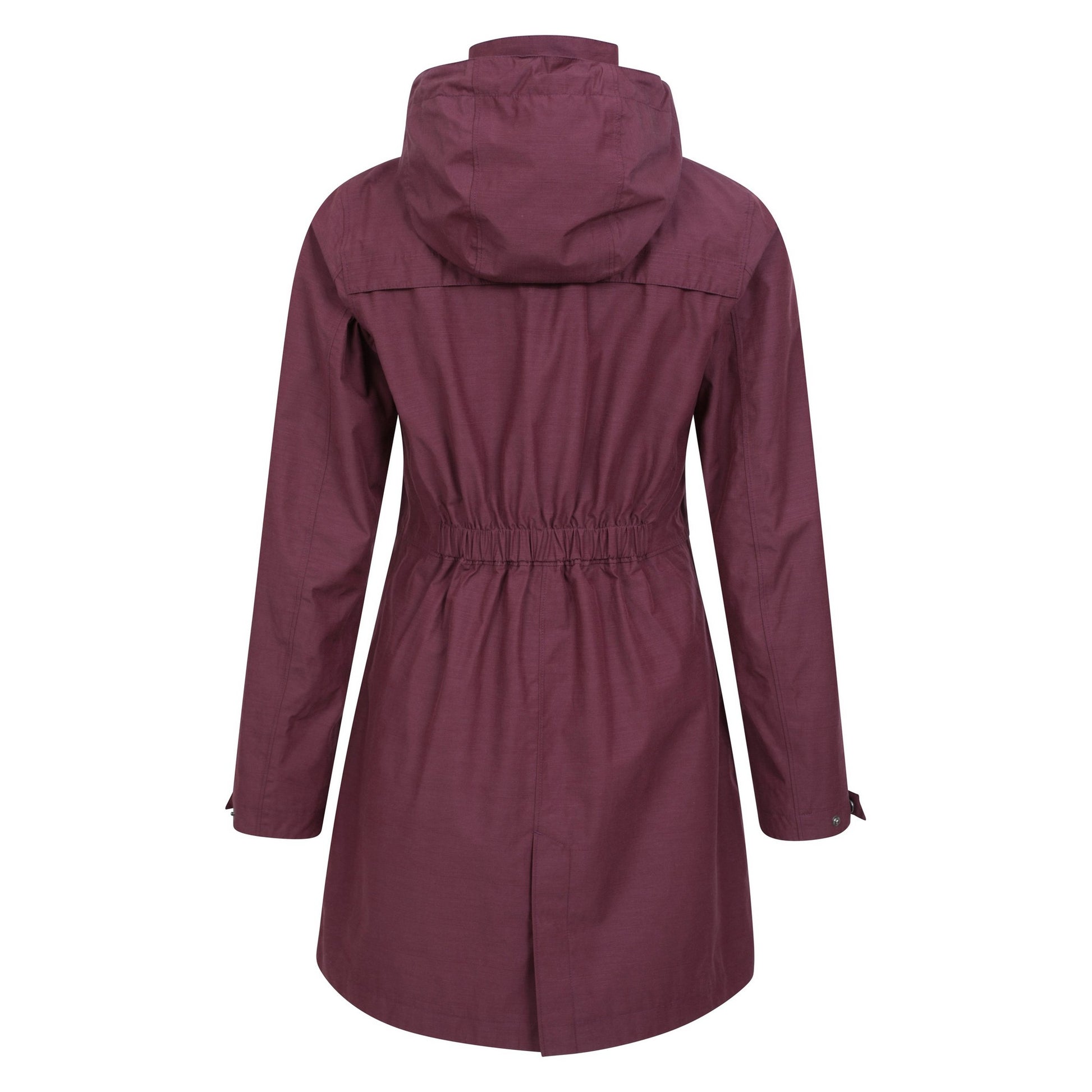 Burgundy - Back - Mountain Warehouse Womens-Ladies Cloudburst Textured Waterproof Jacket