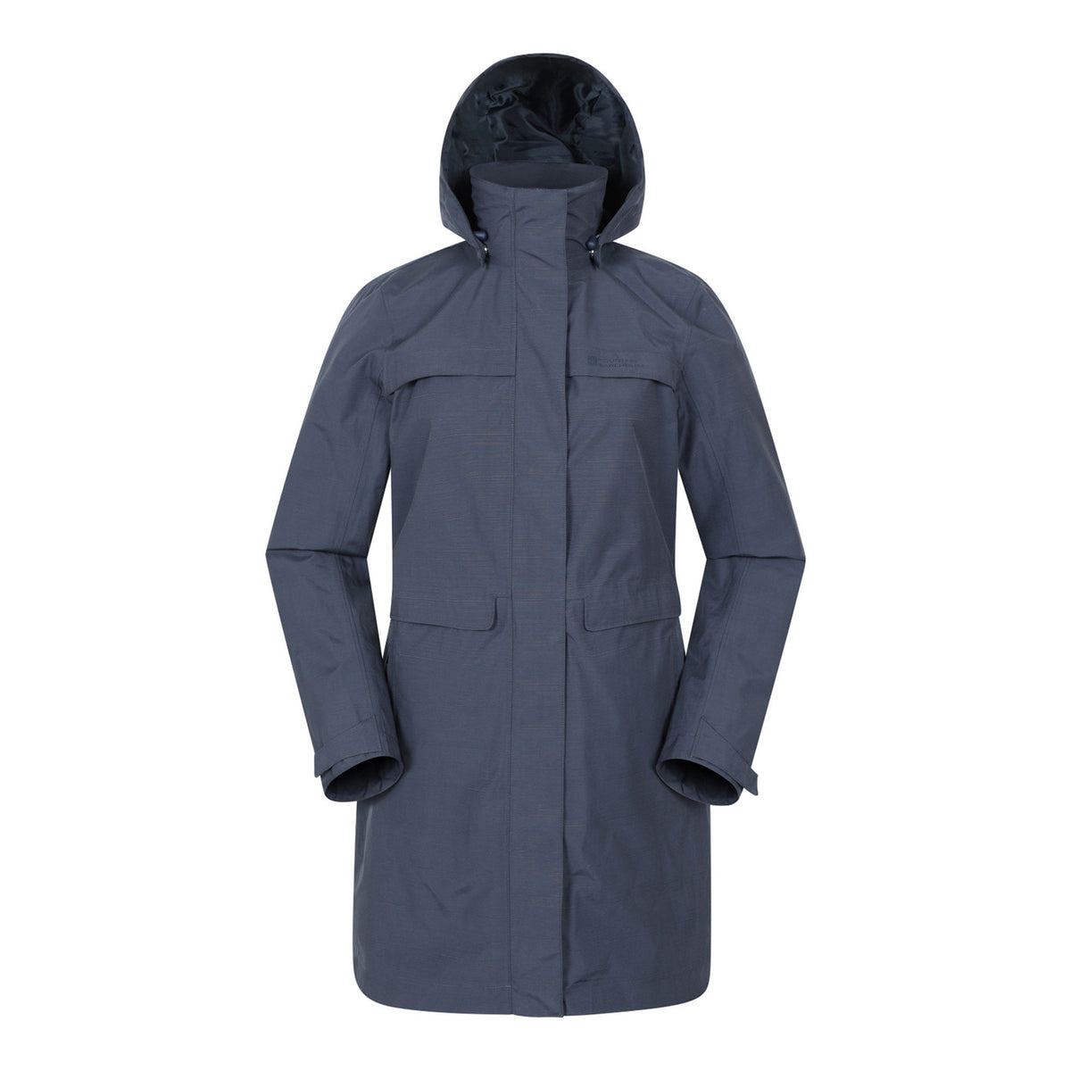 Navy - Front - Mountain Warehouse Womens-Ladies Cloudburst Textured Waterproof Jacket