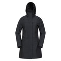 Black - Front - Mountain Warehouse Womens-Ladies Cloudburst Textured Waterproof Jacket