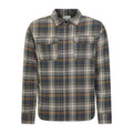 Dark Khaki - Front - Mountain Warehouse Mens Stream II Flannel Lined Shirt