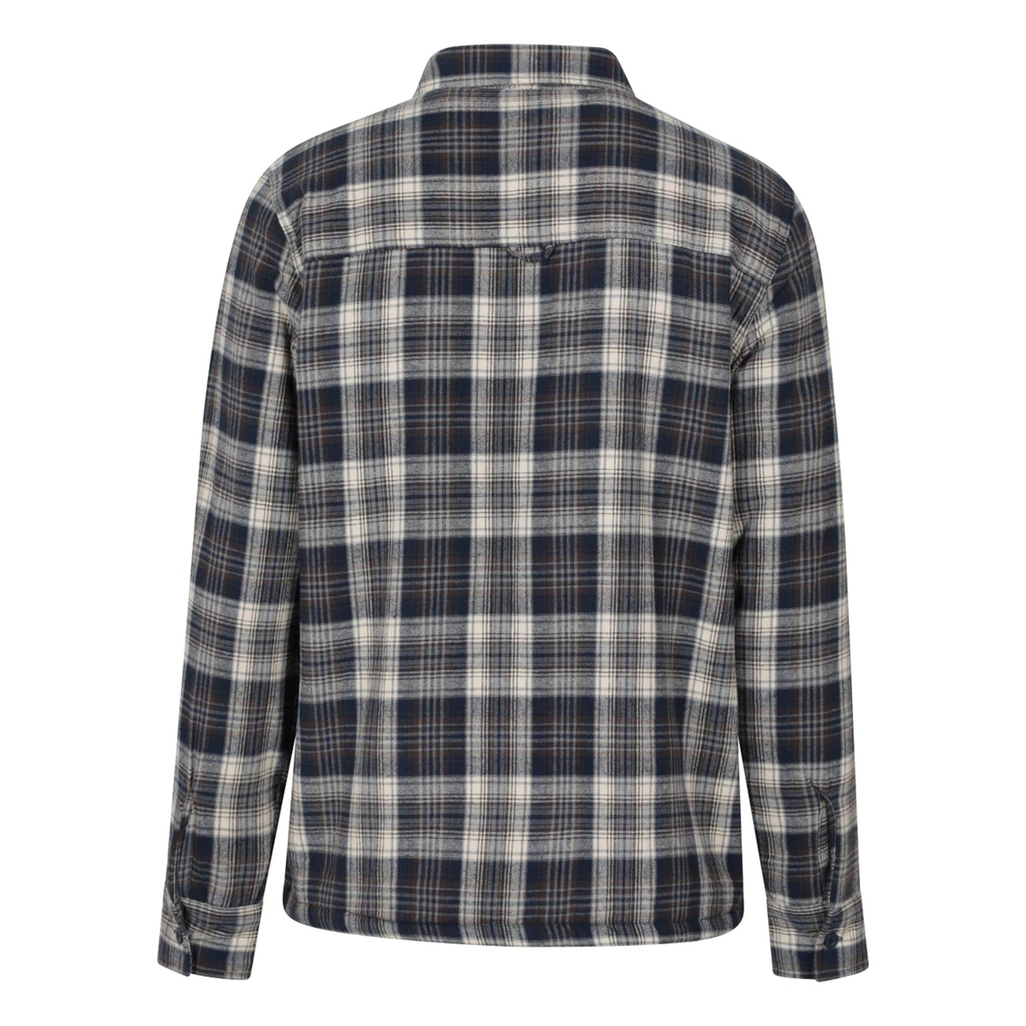 Blue - Back - Mountain Warehouse Mens Stream II Flannel Lined Shirt
