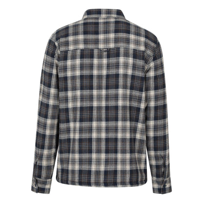 Blue - Back - Mountain Warehouse Mens Stream II Flannel Lined Shirt