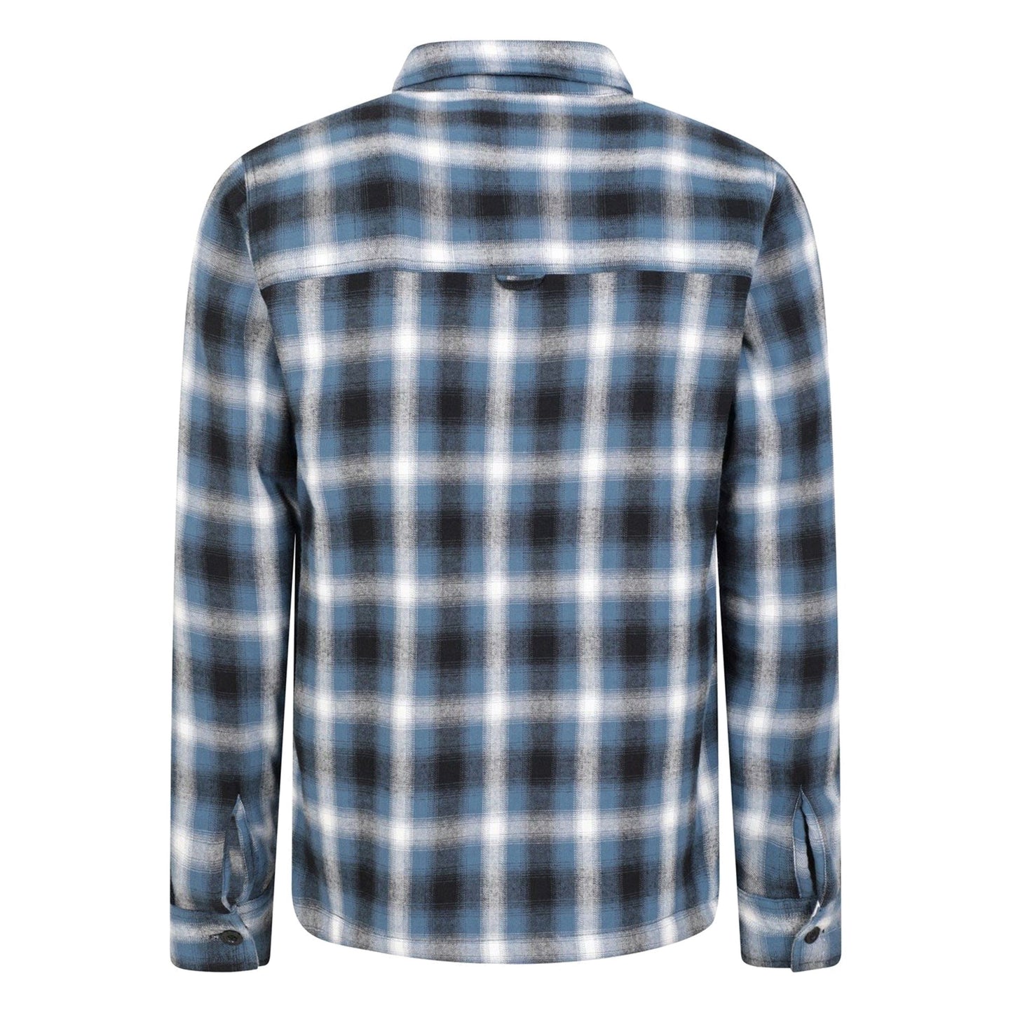 Blue - Back - Mountain Warehouse Mens Stream II Flannel Lined Shirt