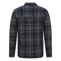 Blue - Pack Shot - Mountain Warehouse Mens Stream II Flannel Lined Shirt