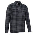 Blue - Close up - Mountain Warehouse Mens Stream II Flannel Lined Shirt