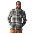 Khaki - Front - Mountain Warehouse Mens Stream II Flannel Lined Shirt
