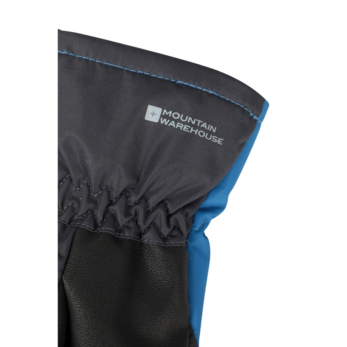 Blue-Black - Pack Shot - Mountain Warehouse Childrens-Kids Extreme Waterproof Ski Gloves