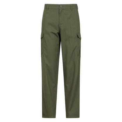Green - Front - Mountain Warehouse Mens Lakeside Short Cargo Trousers