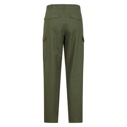 Green - Back - Mountain Warehouse Mens Lakeside Short Cargo Trousers