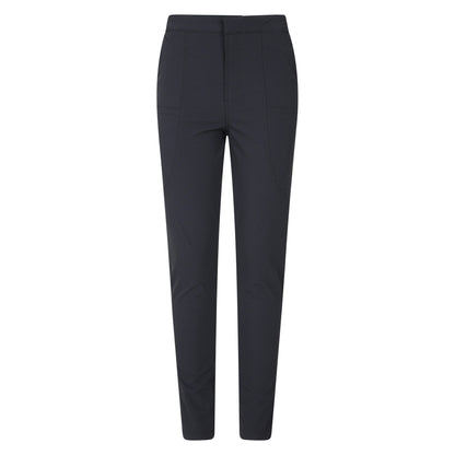 Black - Front - Mountain Warehouse Womens-Ladies Short Kesugi Stretch Slim Hiking Trousers
