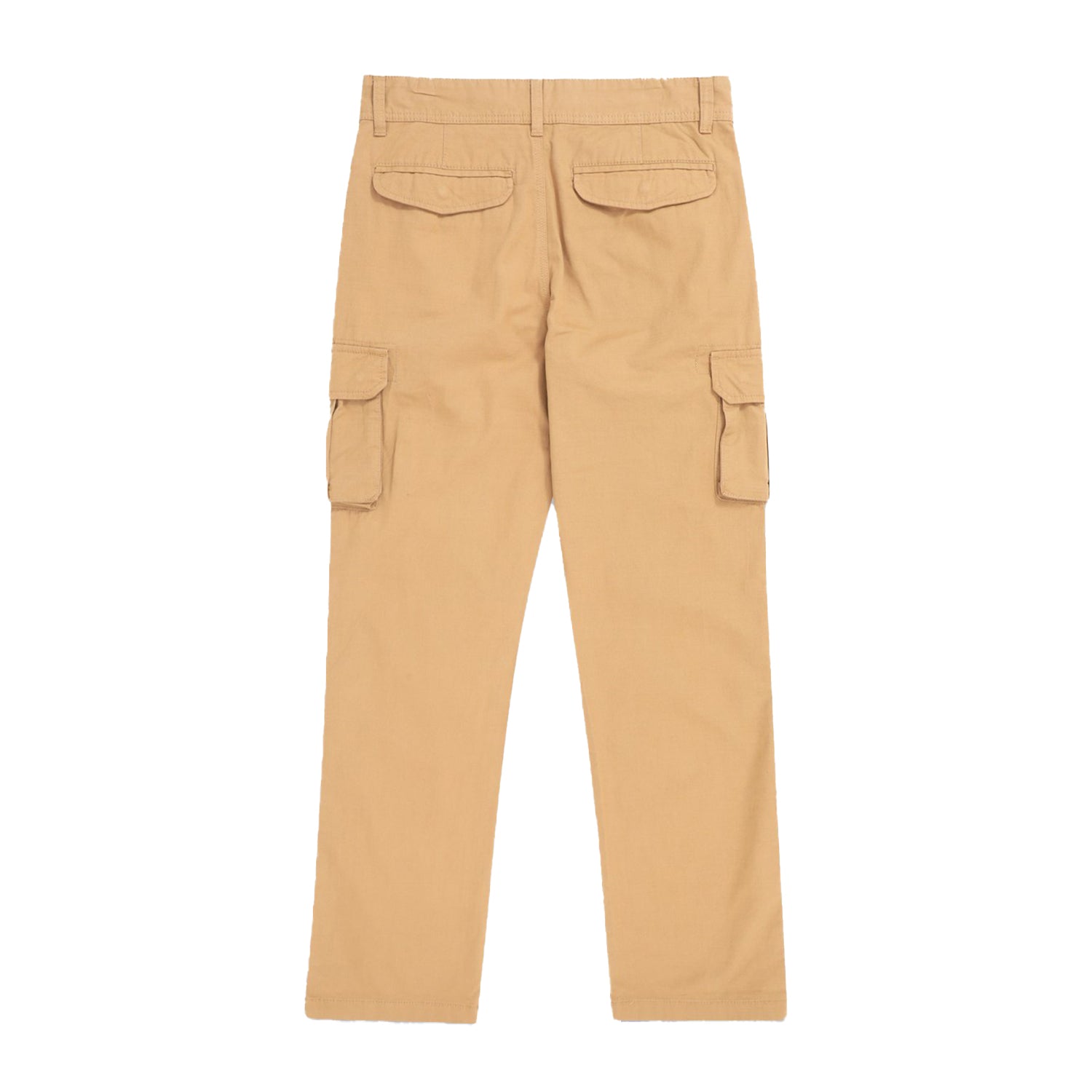 Beige - Back - Mountain Warehouse Mens Merrick Organic Cargo Trousers