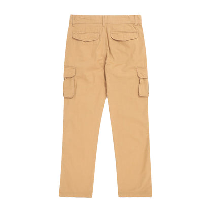 Beige - Back - Mountain Warehouse Mens Merrick Organic Cargo Trousers