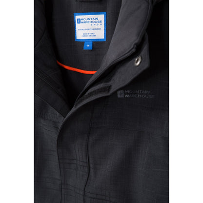 Black - Close up - Mountain Warehouse Mens Apollo Ski Jacket