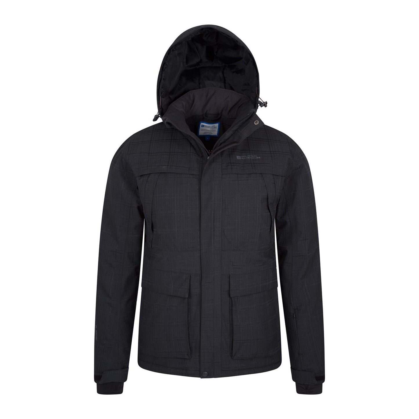 Black - Front - Mountain Warehouse Mens Apollo Ski Jacket