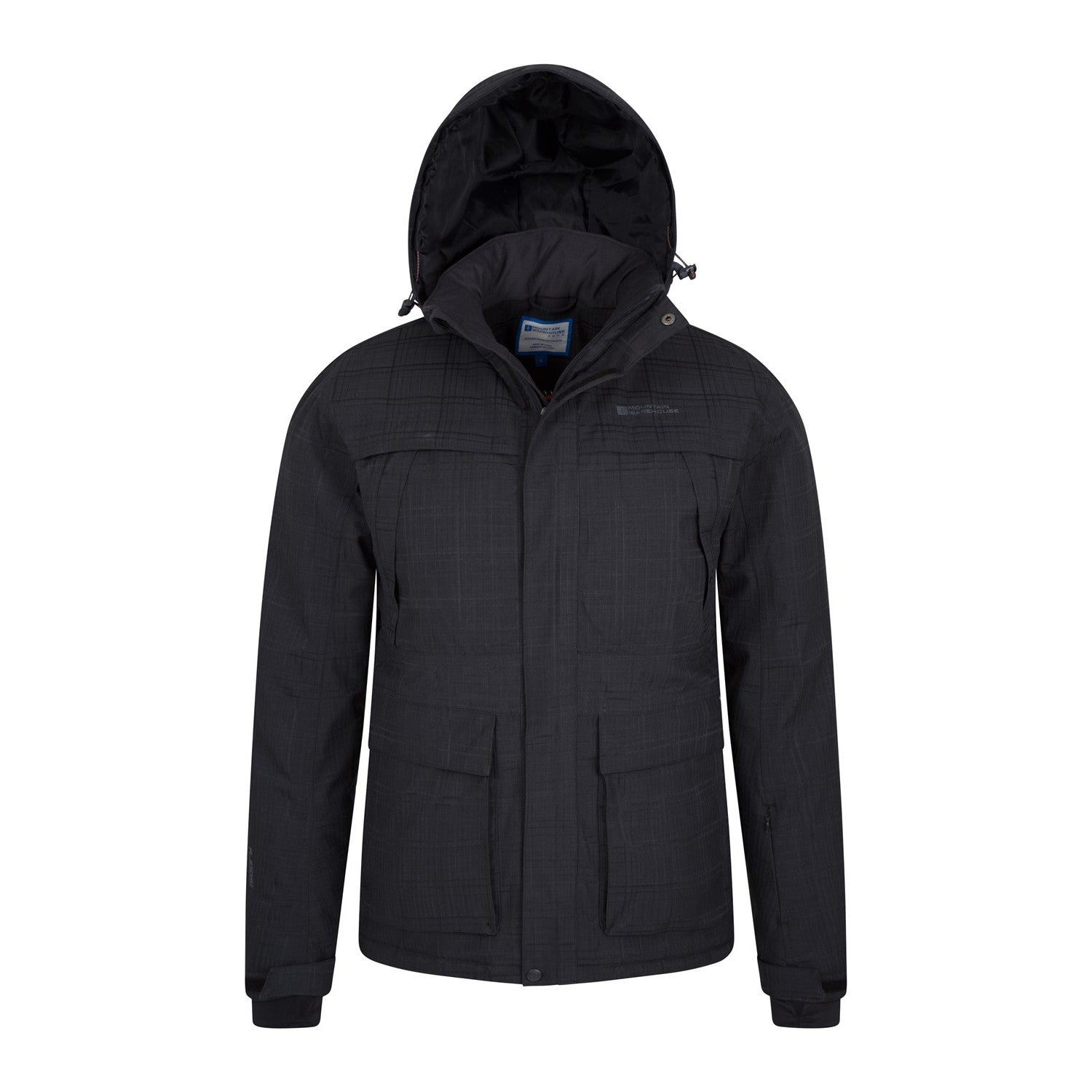 Black - Front - Mountain Warehouse Mens Apollo Ski Jacket