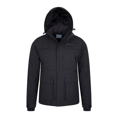 Black - Front - Mountain Warehouse Mens Apollo Ski Jacket