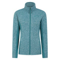Teal - Front - Mountain Warehouse Womens-Ladies Idris Panelled Fleece Jacket