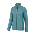 Teal - Lifestyle - Mountain Warehouse Womens-Ladies Idris Panelled Fleece Jacket