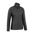 Black - Back - Mountain Warehouse Womens-Ladies Idris Panelled Fleece Jacket