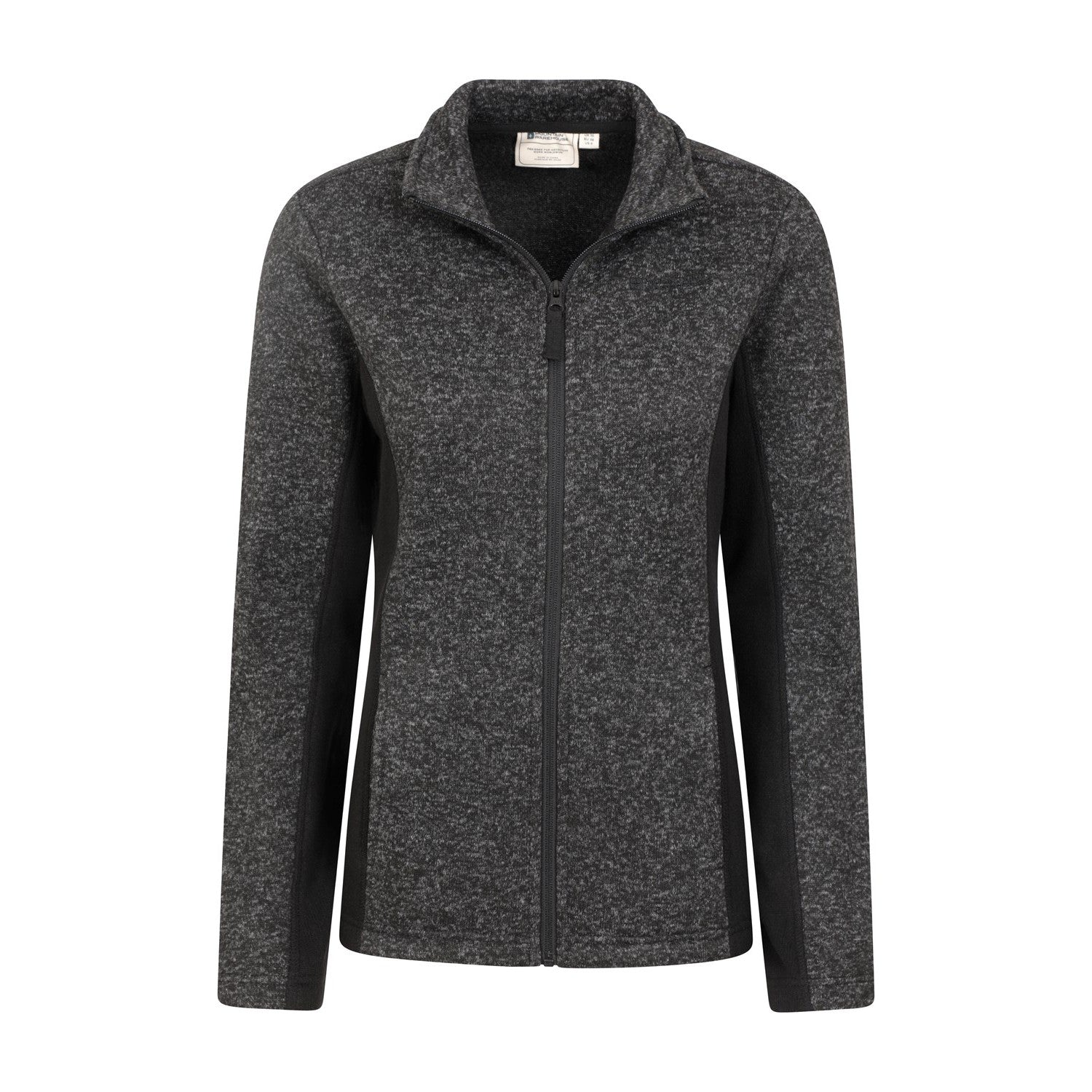 Black - Lifestyle - Mountain Warehouse Womens-Ladies Idris Panelled Fleece Jacket