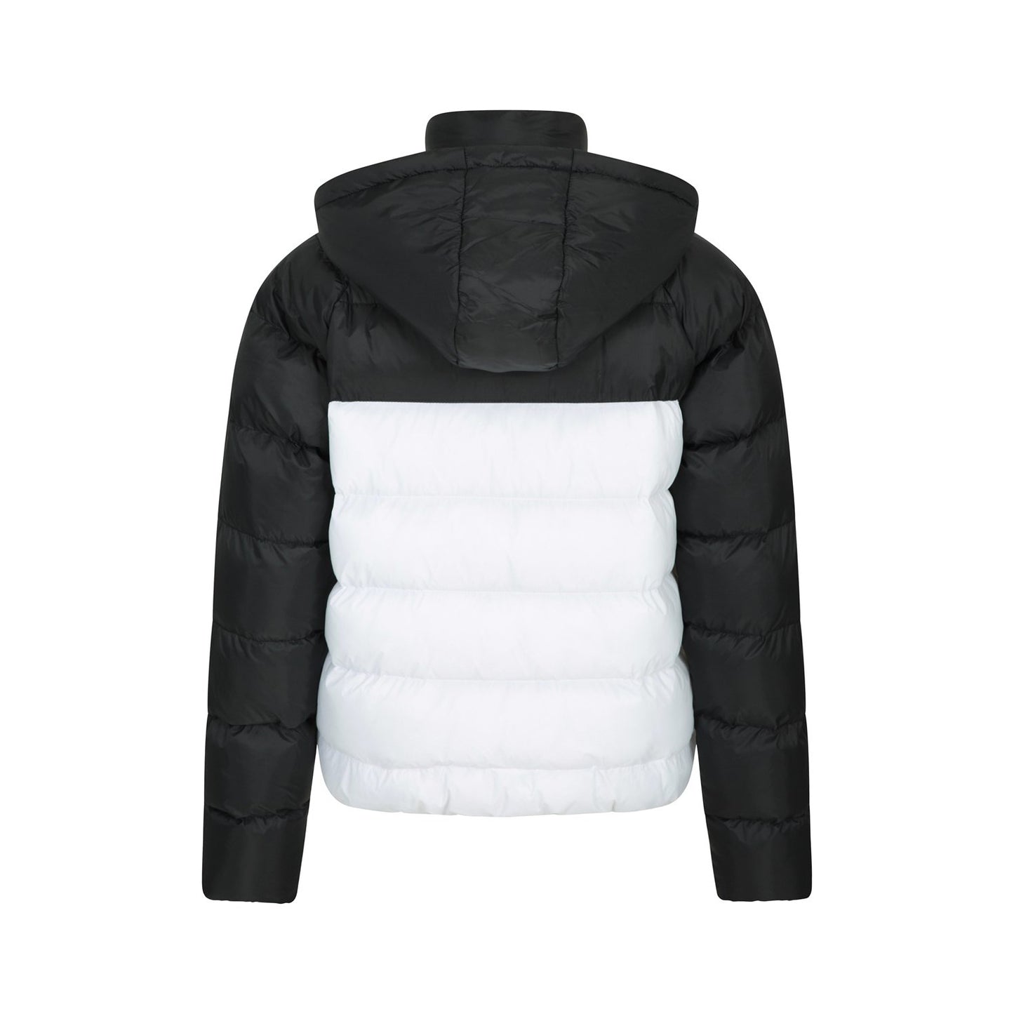 White-Black - Back - Mountain Warehouse Womens-Ladies Charge Padded Bomber Jacket