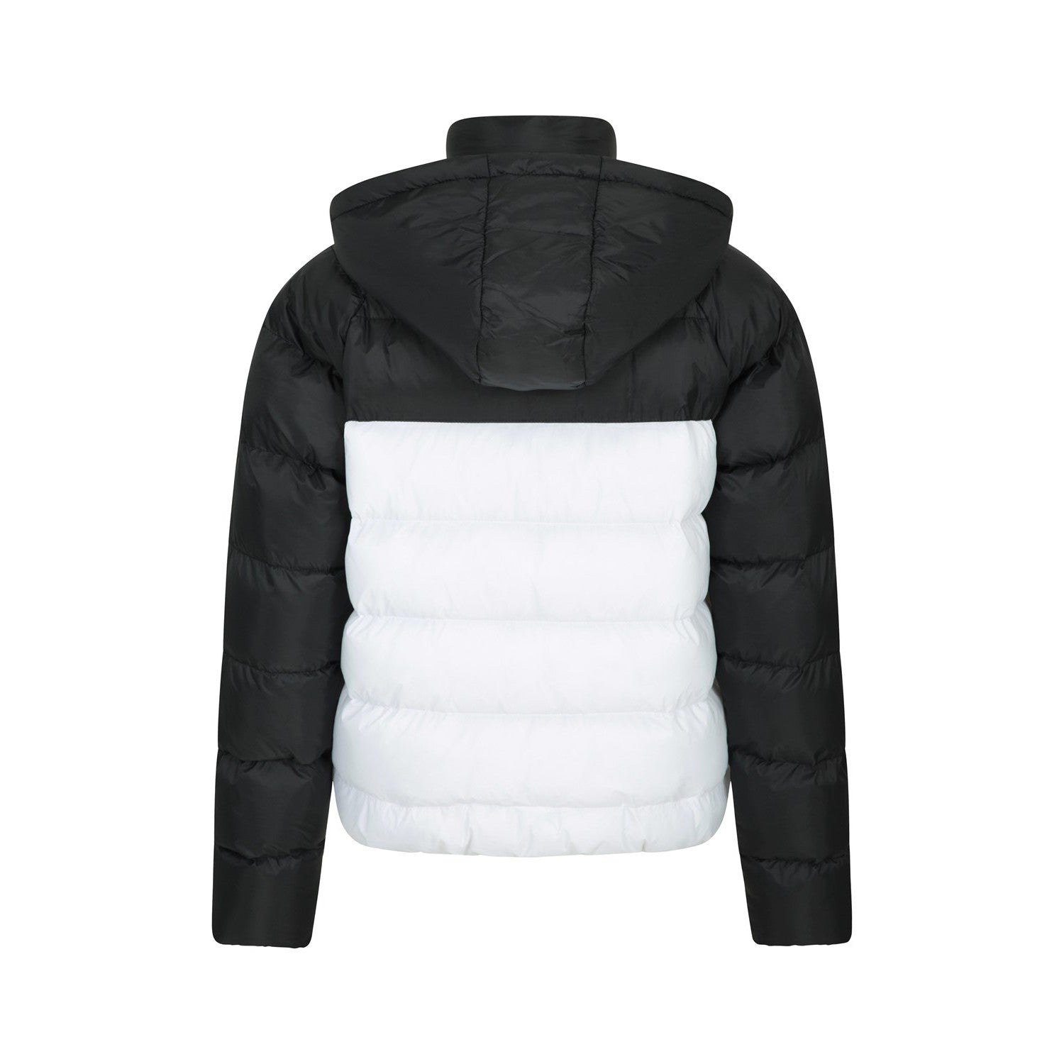 White-Black - Back - Mountain Warehouse Womens-Ladies Charge Padded Bomber Jacket
