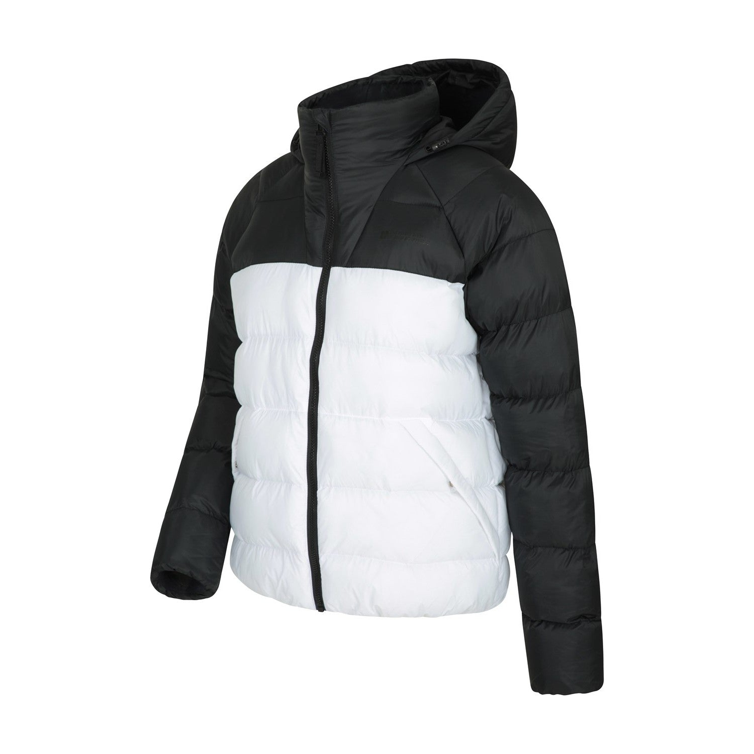 White-Black - Lifestyle - Mountain Warehouse Womens-Ladies Charge Padded Bomber Jacket