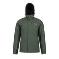 Grey - Front - Mountain Warehouse Mens Thunderstorm 3 in 1 Waterproof Jacket