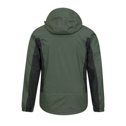 Khaki - Back - Mountain Warehouse Mens Thunderstorm 3 in 1 Waterproof Jacket