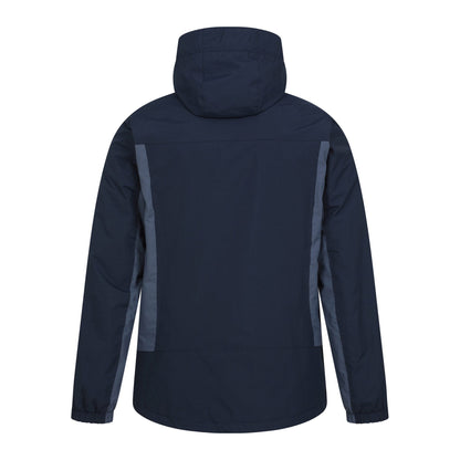 Dark Blue - Back - Mountain Warehouse Mens Thunderstorm 3 in 1 Waterproof Jacket