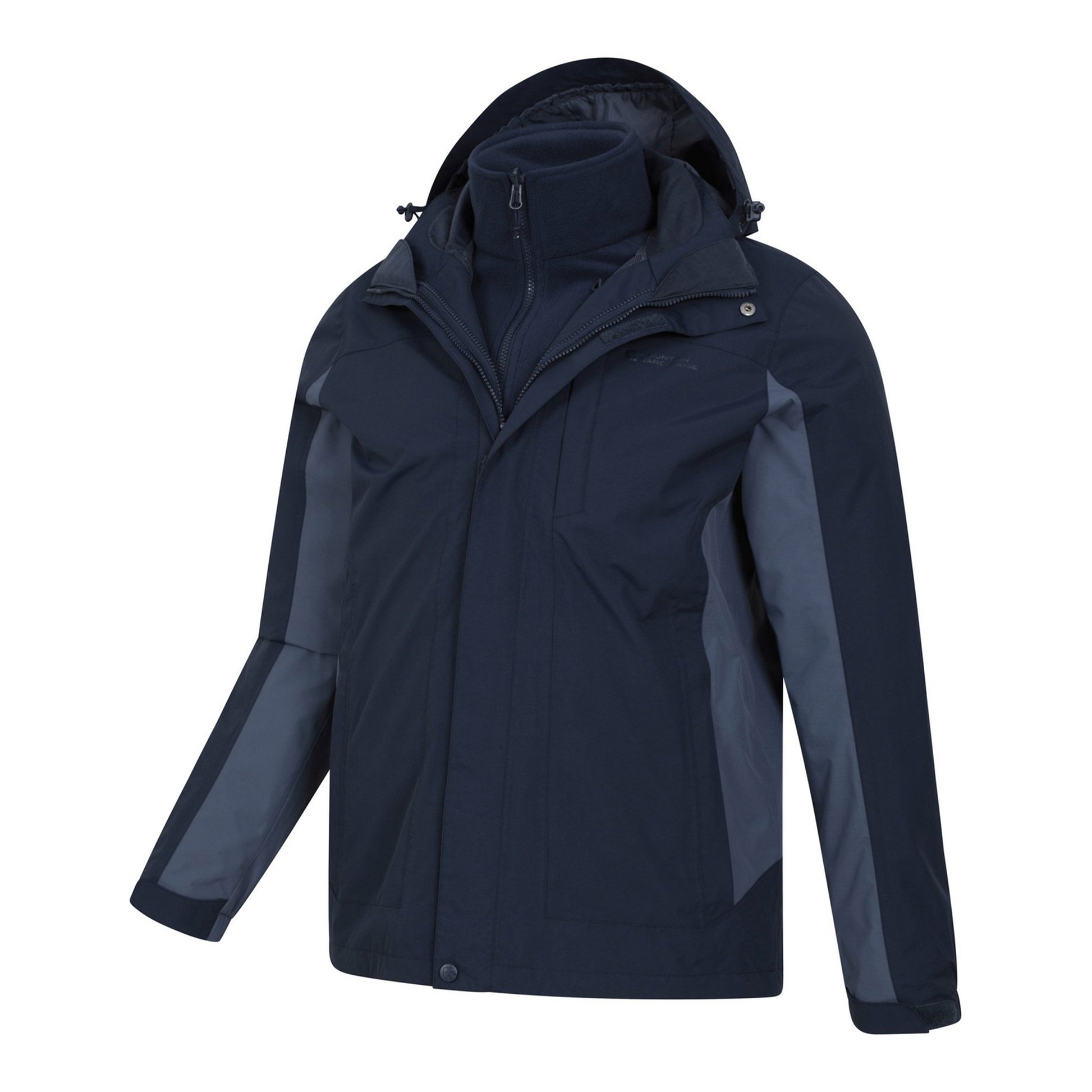Dark Blue - Lifestyle - Mountain Warehouse Mens Thunderstorm 3 in 1 Waterproof Jacket
