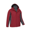 Red - Front - Mountain Warehouse Mens Thunderstorm 3 in 1 Waterproof Jacket