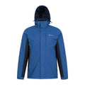 Blue - Front - Mountain Warehouse Mens Thunderstorm 3 in 1 Waterproof Jacket